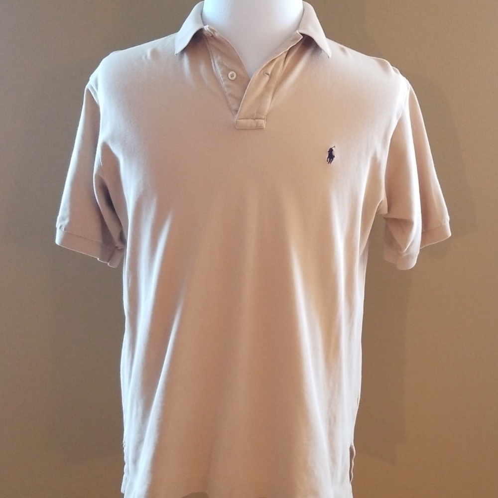 Light Brown Polo Shirt Medium